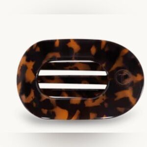 TELETIES Small Flat Round Hair Clip